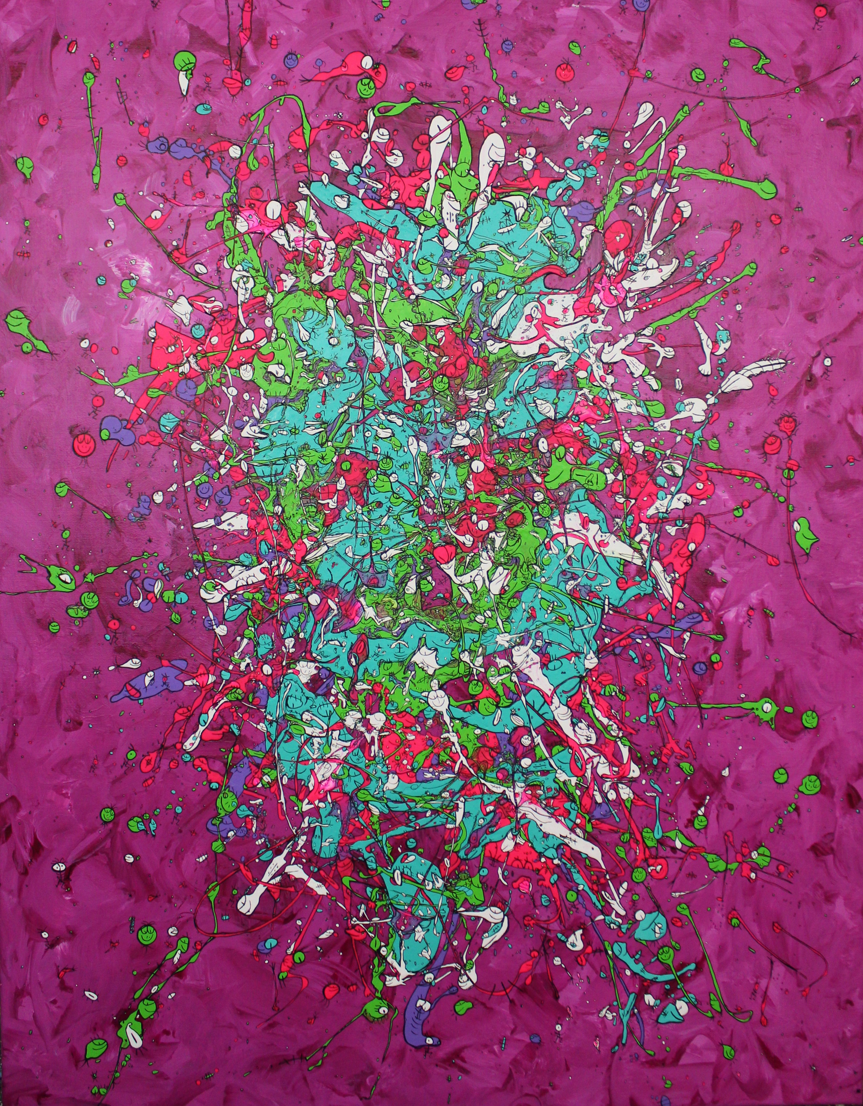 Eternal Acrylic 2023 Size 90x70 cm