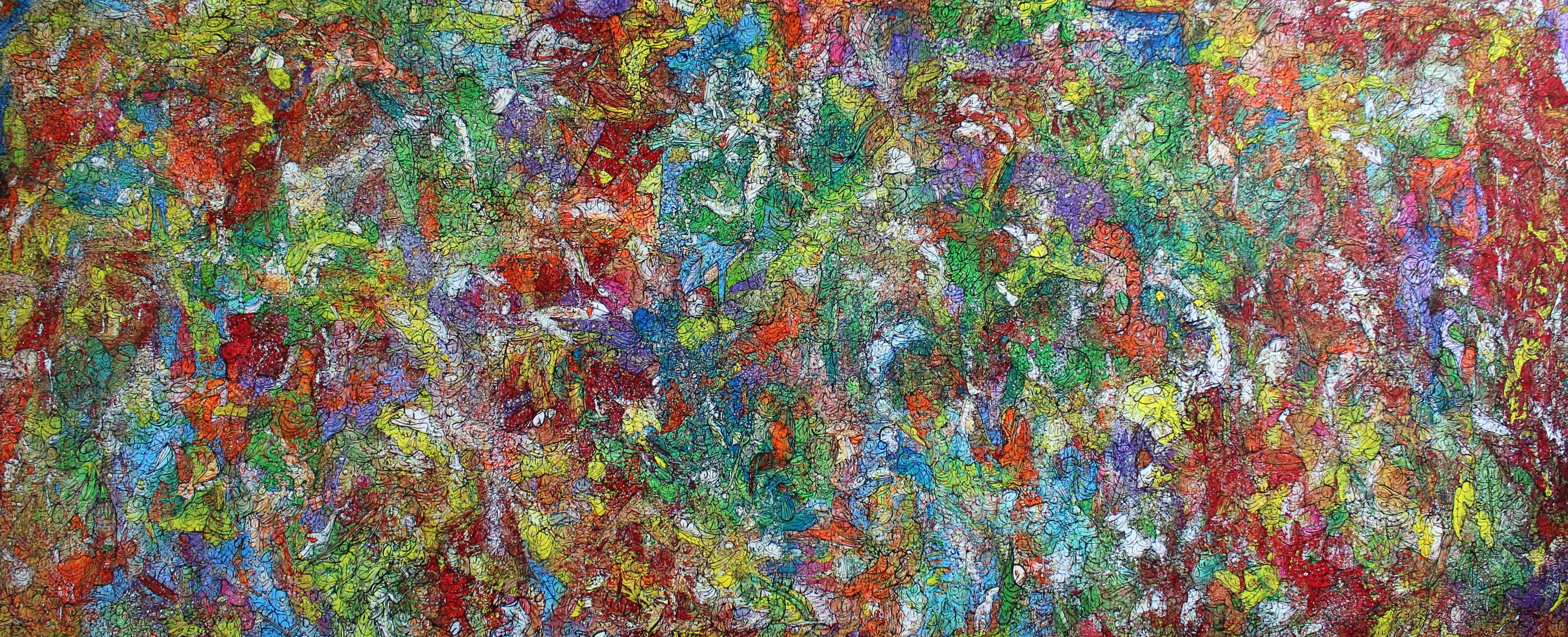 When Nothing Is Impossible Acrylic 2022-2023 Size 53,5x130,5 cm