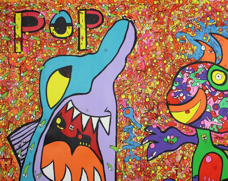Pop Music 
Acrylic 2019 Size 100x130 cm
Copyright©Vhilo