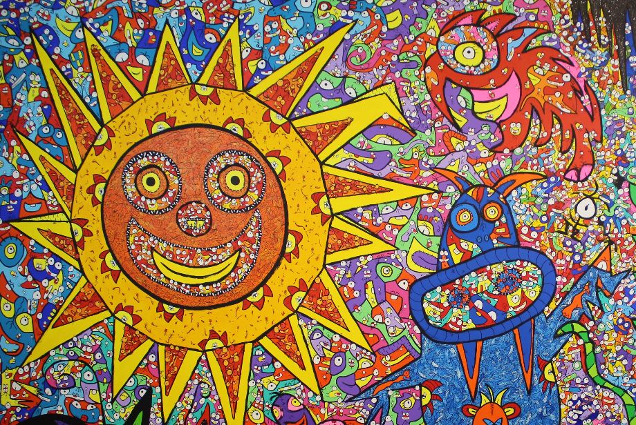 Shine Acrylic 2020-2021 Size 185x283 cm Copyright ©Vhilo
